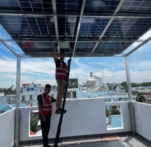 Dự án nhà phố có pin lưu trữ - An Phú Đông Q12