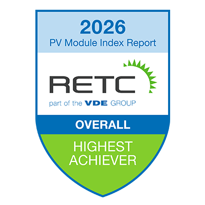 RETC "Overall Highest Achiever- JA Solar